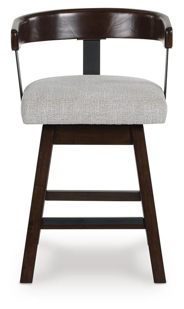 Ashley Express - Haddigan UPH Swivel Barstool (2/CN)