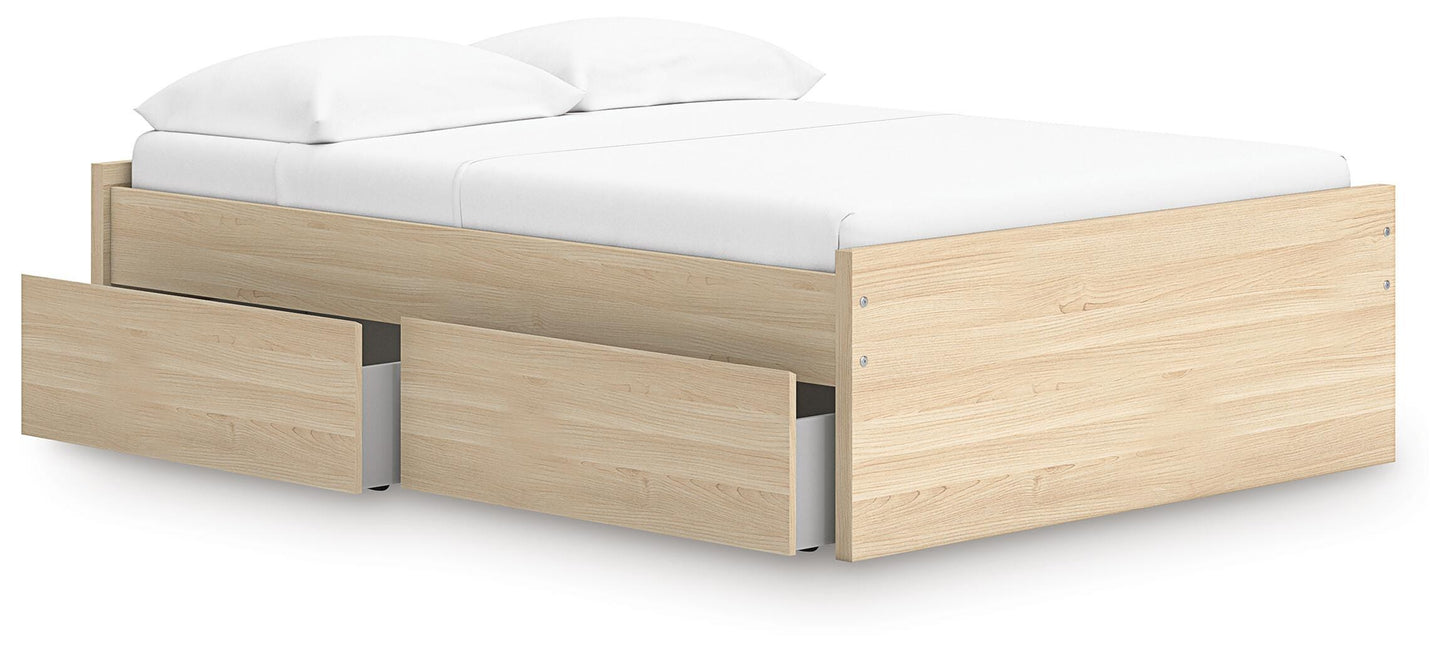 Ashley Express - Onita Full Platform Bed with 1 Side Storage