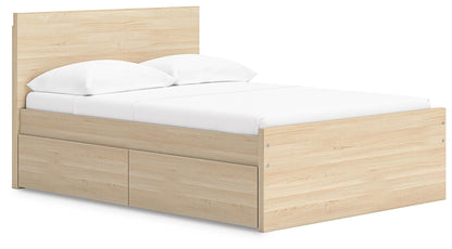 Ashley Express - Onita Full Panel Platform Bed with 1 Side Storage