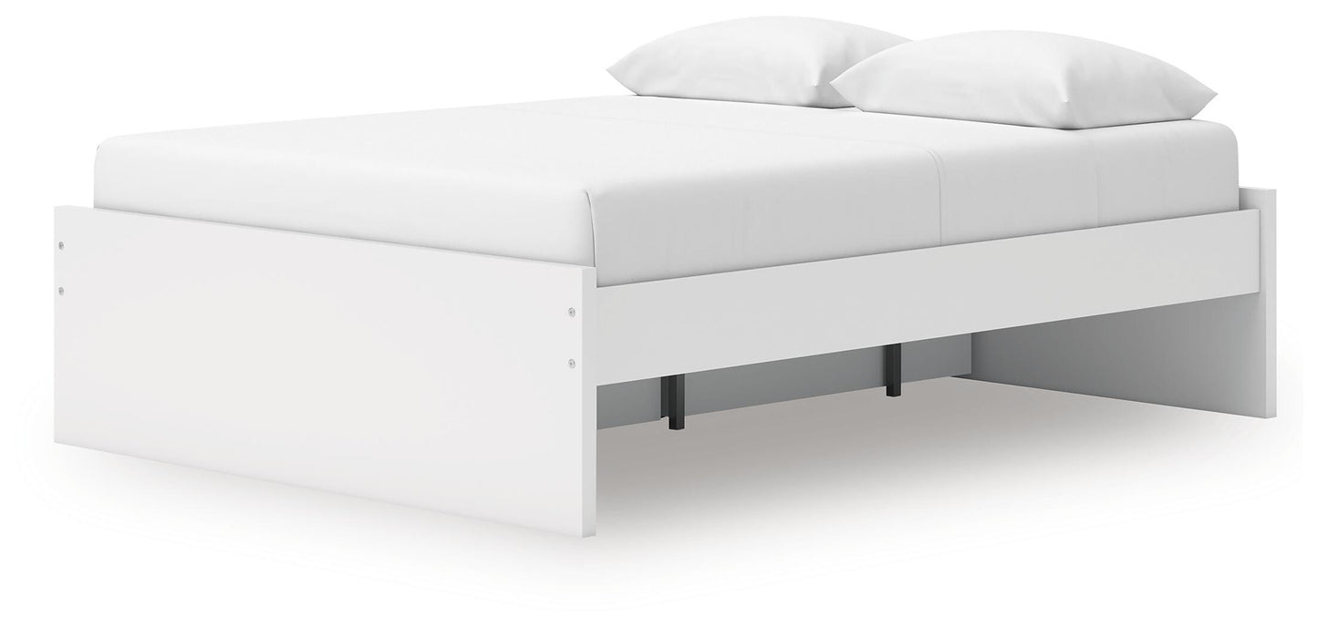 Ashley Express - Onita Queen Platform Bed with 1 Side Storage