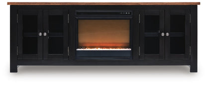 Wildenauer 76" TV Stand with Electric Fireplace