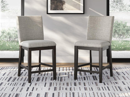 Ashley Express - Neymorton Upholstered Barstool (2/CN)