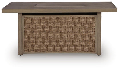 Laguna Heights Rectangular Fire Pit Table