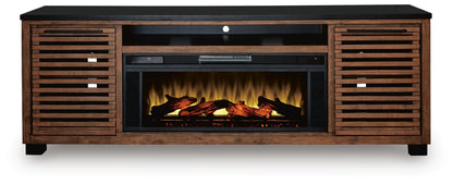 Kallari 84" TV Stand with Electric Fireplace