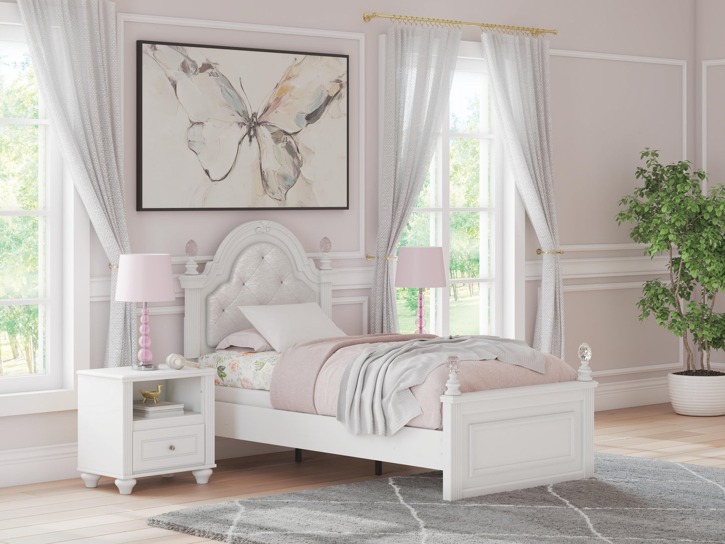 Ashley Express - Kozlani Twin Upholstered Panel Bed