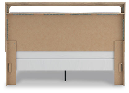 Kinlanni King Upholstered Panel Bed