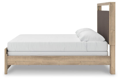 Kinlanni King Upholstered Panel Bed