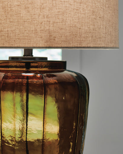 Ashley Express - Bainmore Glass Table Lamp (1/CN)