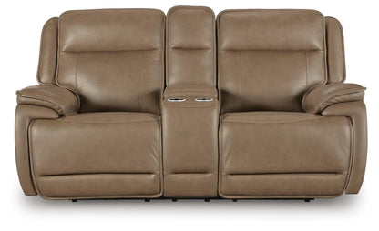 Glencroft PWR REC Loveseat/CON/ADJ HDRST