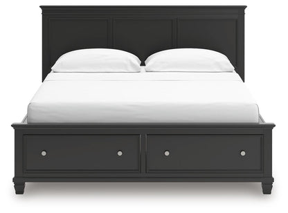 Lanolee California King Panel Storage Bed