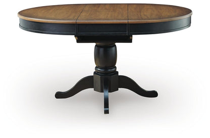 Ashley Express - Clorazi Oval DRM Butterfly EXT Table