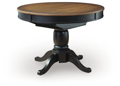 Ashley Express - Clorazi Oval DRM Butterfly EXT Table