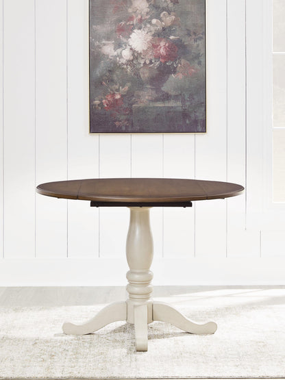 Ashley Express - Wirloni Round DRM Drop Leaf Table