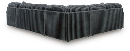 Midnight-Madness 4-Piece Sectional with Chaise