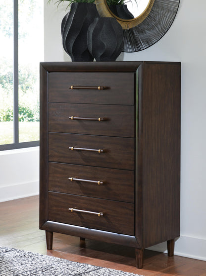 Dantenton Five Drawer Chest