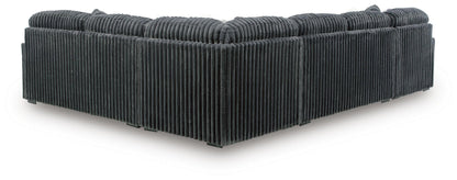 Midnight-Madness 4-Piece Sectional with Chaise