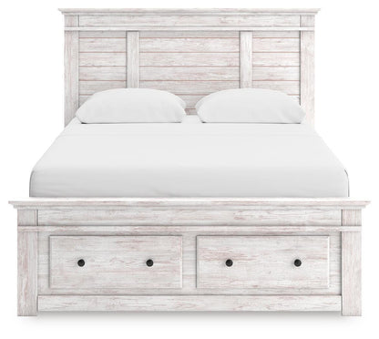 Makidern Queen Panel Storage Bed