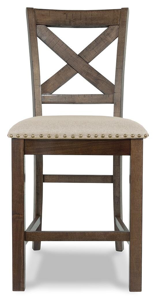 Moriville Counter Height Dining Table and 6 Barstools