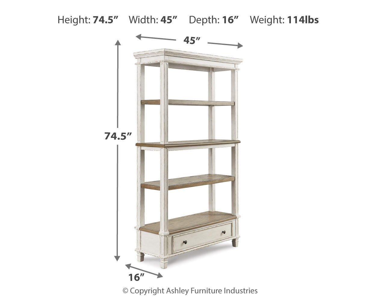 Ashley Express - Realyn Home Office Desk and Storage
