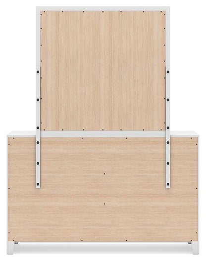 Binterglen California King Panel Bed, Dresser, Mirror, Chest and Nightstand