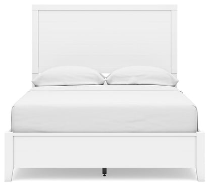 Binterglen Full Panel Bed with Mirrored Dresser and Nightstand
