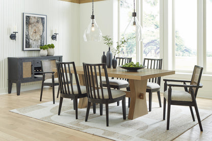 Galliden Dining Table and 6 Chairs