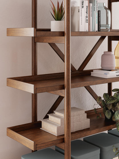 Ashley Express - Lyncott Home Office Desk with Chair and Storage
