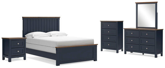 Landocken Full Panel Bed, Dresser, Mirror, Chest and Nightstand