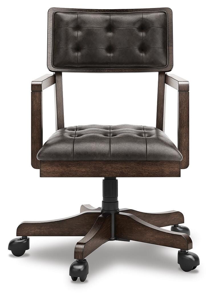 Ashley Express - Breckington Home Office Desk with Chair and Storage