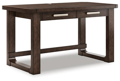Ashley Express - Breckington Home Office Desk with Chair and Storage