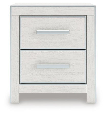 Zuraleus Queen Upholstered Panel Bed, Dresser, Mirror and Nightstand