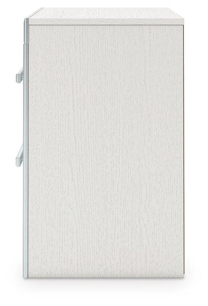 Zuraleus Queen Upholstered Panel Bed, Dresser, Mirror and Nightstand