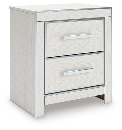 Zuraleus Queen Upholstered Panel Platform Bed, Dresser, Mirror, Chest and Nightstand
