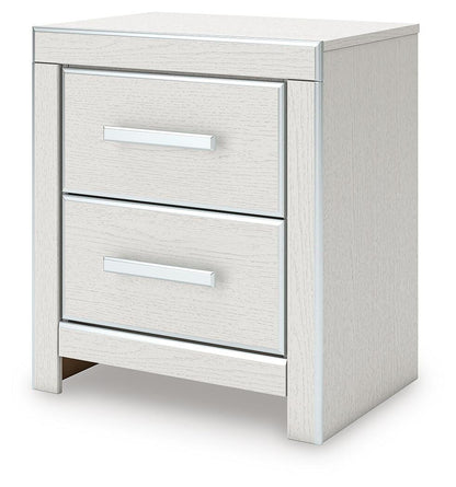 Zuraleus Queen Upholstered Panel Platform Bed, Dresser, Mirror, Chest and Nightstand