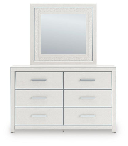 Zuraleus Queen Upholstered Bed, Dresser and Mirror