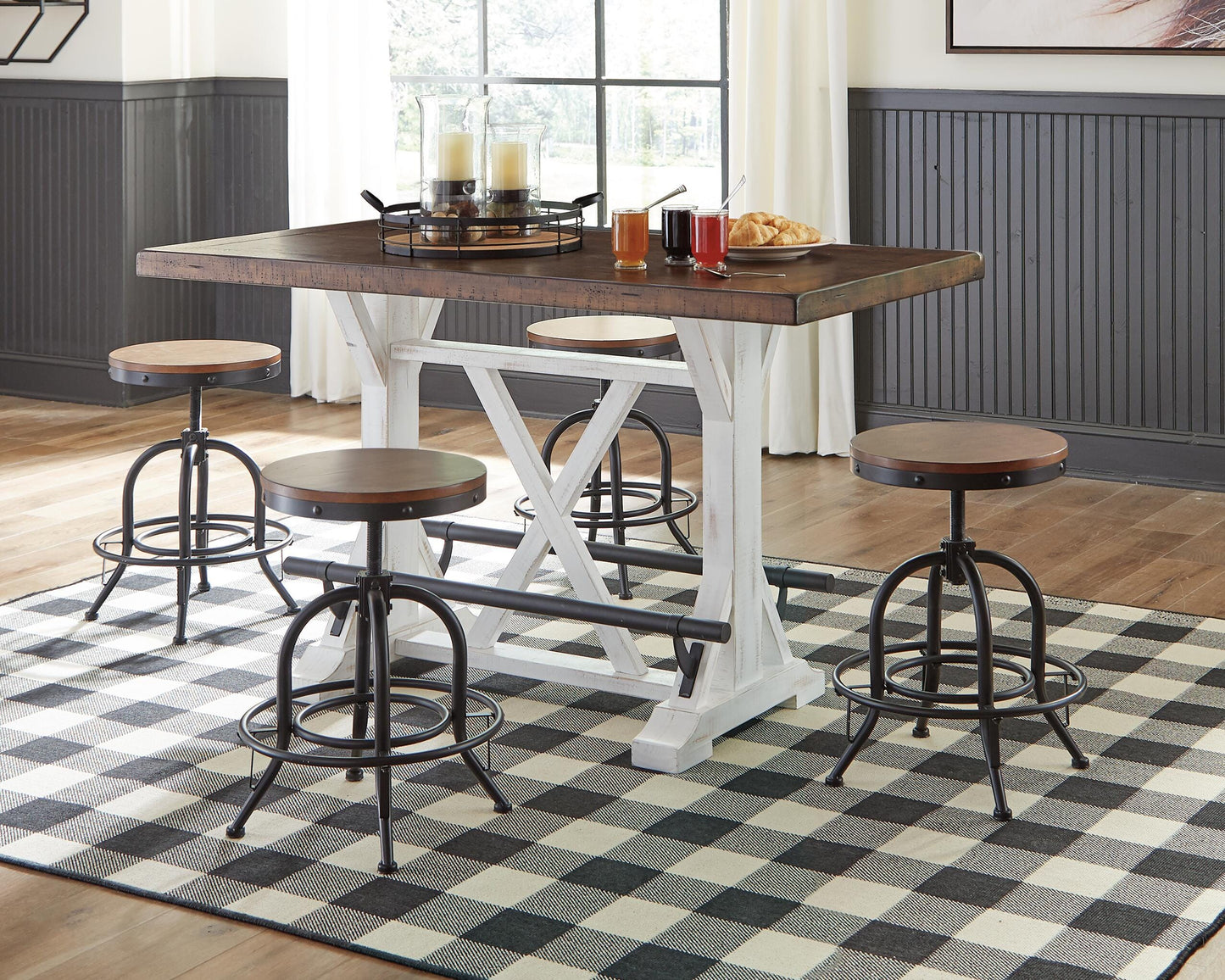 Ashley Express - Valebeck RECT Dining Room Counter Table