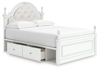 Kozlani Full Upholstered Panel Bed with Storage