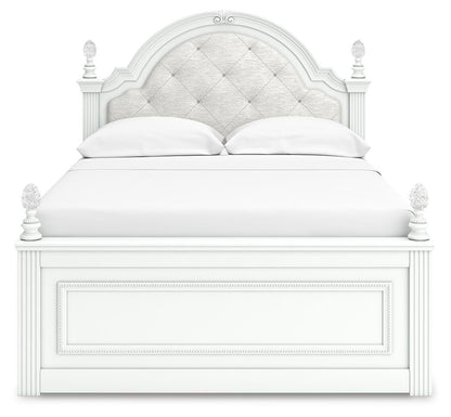 Kozlani Full Upholstered Panel Bed with Storage