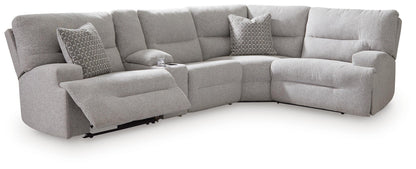 Acklen Place 5-Piece Power Reclining Sectional with Storage Console