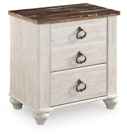 Ashley Express - Willowton Two Drawer Night Stand