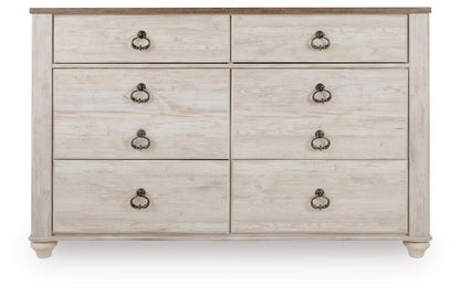 Willowton Six Drawer Dresser