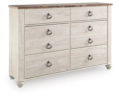 Willowton Six Drawer Dresser
