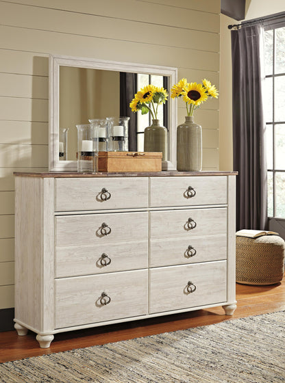 Willowton Dresser and Mirror