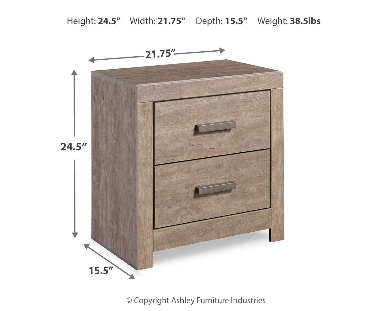 Ashley Express - Culverbach Two Drawer Night Stand