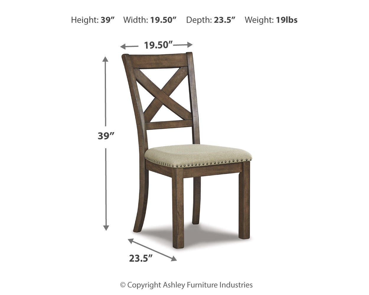 Ashley Express - Moriville Dining UPH Side Chair (2/CN)