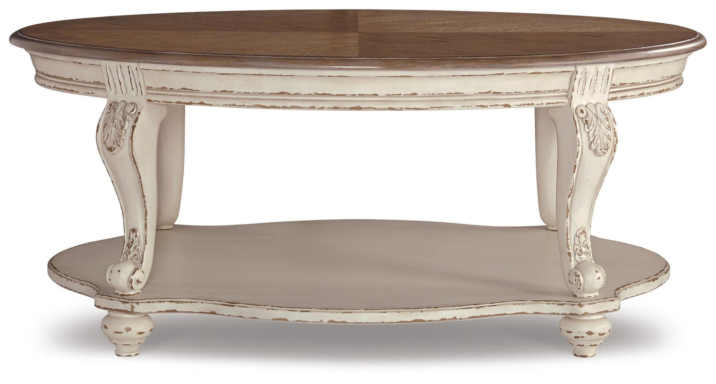 Ashley Express - Realyn Oval Cocktail Table