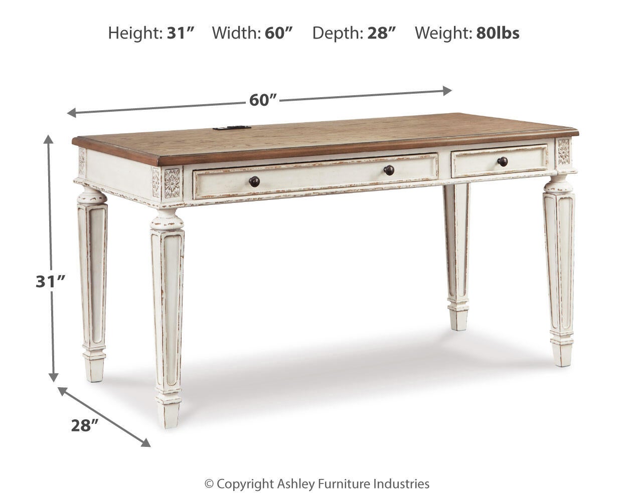 Ashley Express - Realyn Home Office Desk