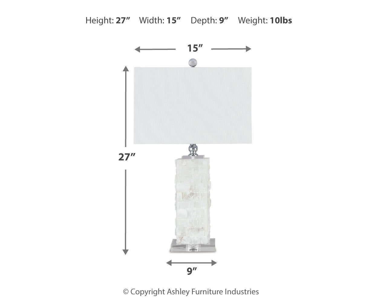 Ashley Express - Malise Alabaster Table Lamp (1/CN)
