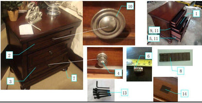 Ashley Express - Porter Two Drawer Night Stand