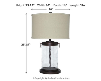 Ashley Express - Tailynn Glass Table Lamp (1/CN)